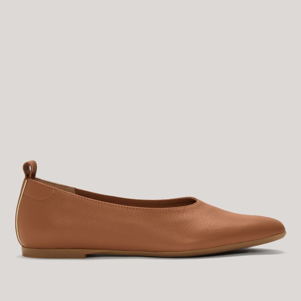 Everlane The Day Glove in Tan Leather - Size 7.5 Toasted Almond NEW IN BOX